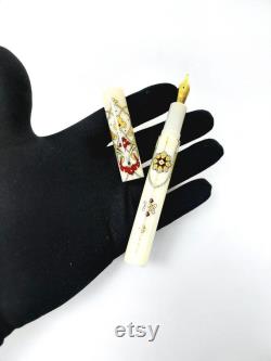 Fountain Pen. Handmade and handpainted.