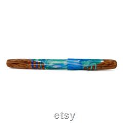 Fountain Pen Red Palm Wood and Resin