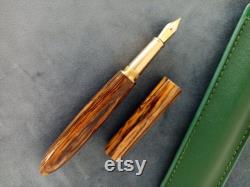 Fountain Pen, Wood, Rosewood, Ebonywood, Olivewood, Walnutwood, Blackwood for Writing Hand made Fountain Pen