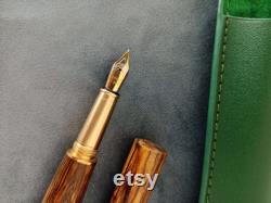 Fountain Pen, Wood, Rosewood, Ebonywood, Olivewood, Walnutwood, Blackwood for Writing Hand made Fountain Pen
