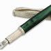 Fountain Pen Woodland Green Resin and Sterling Silver Handmade in Italy Customized