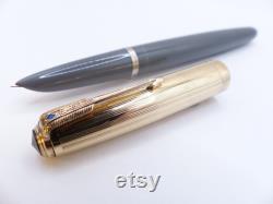 Gray Parker 51 Vacumatic Gold Filled Cap Fountain Pen