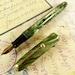 Green Marbled Waterman's Fountain Pen