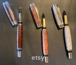 Hand turned fountain pen
