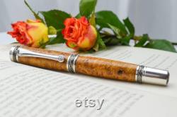 Handcrafted Fountain Pen, Personalized Pen, Hand Turned Pen, Handmade Wooden Pen, Luxury Gift, Executive Pen, Unique Pen, Gift for Husband