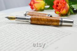Handcrafted Fountain Pen, Personalized Pen, Hand Turned Pen, Handmade Wooden Pen, Luxury Gift, Executive Pen, Unique Pen, Gift for Husband