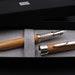 Handcrafted Fountain Pen Wine Barrique Oak and Sterling Silver Italy