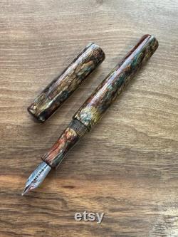 Handmade 'Forged Patina' Fountain Pen