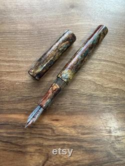 Handmade 'Forged Patina' Fountain Pen