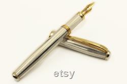 Handmade Fountain Pen Sterling Silver Made in Italy Personalized Writing Instrument