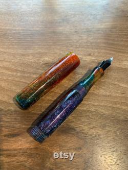 Handmade 'Galaxy Prime' Pocket Fountain Pen