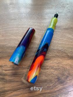 Handmade Kaleidoscope Fountain Pen