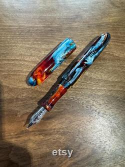 Handmade 'Painted Dessert' Fountain Pen