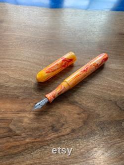 Handmade 'Peaches and Cream' Fountain Pen