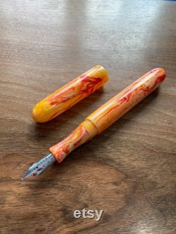 Handmade 'Peaches and Cream' Fountain Pen