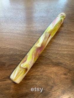 Handmade 'Water Lily Koi' Fountain Pen, in a Matte finish