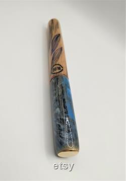 Handmade pen, Beech wood, Resin and brass, Graduation gift, Retirement gift, Birthday gift (free wooden case)