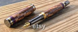 Handmade wood fountain pen