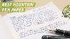 How To Pick The Best Fountain Pen Paper For Journaling Note Taking Letter Writing And More