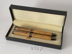 Irish Whiskey Barrel Fountain Pen Style 2 Handcrafted Wooden Oak Pen