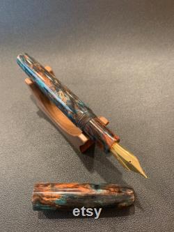 Iron Ore Large 8 Nib Artisan Fountain Pen Handmade Custom