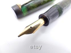 Jade Green Parker Duofold Streamlined Senior Fountain Pen restored