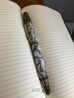 Jasper stone fountain pen