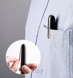 KACO Master 14K Gold Classic Elite Fountain Pen Alloy Case, Fine Nib Black Executive Pen, High-end Luxury Business Gift Pens