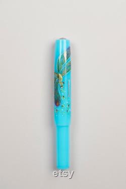 Kaweco Hand-painted Dragonfly Design Fountain Pen M Nib