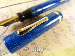 Lapis Blue Conklin Endura Senior Fountain Pen restored
