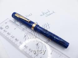 Lapis Blue Mabie Todd Swan Eternal 54 Fountain Pen restored