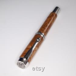 Large Maple Burl Rollerball or Fountain Pen