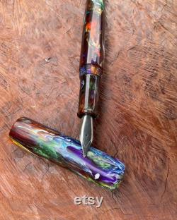 Liquid Amber bespoke fountain pen