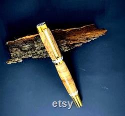 Lover s Gift For Her Or Him Spalted Pecan Wood Fountain Pen