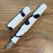 Luxury Handmade Omas white blue swirl Bespoke Fountain Pen