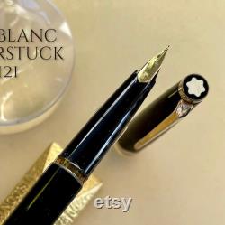 MONTBLANC 121 Meisterstuck fountainpen Vintage 70'ties -butterfly gold nib F-Excellent writing condition