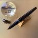 MONTBLANC 22 vintage fountain pen 60'ties black -gold nib M -Excellent writing condition