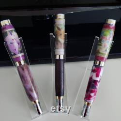 Made to Order Eeveelutions Fountain Rollerball made from TCG Eevee, Jolteon, Vaporeon, Flareon, Espeon, Umbreon, Sylveon, Leafeon, Glaceon