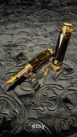 Majestic 22kt Gold Rhodium Fountain Pen