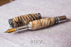 Mammoth tooth Fountain Pen , Mammoth Fountain Pen , Handcrafted Pen , MADE TO ORDER