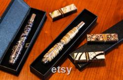 Mammoth tooth Fountain Pen , Mammoth Fountain Pen , Handcrafted Pen , MADE TO ORDER