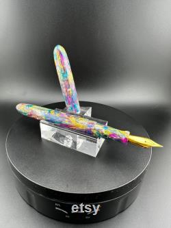 Mardi Gras Y all Bespoke Fountain Pen