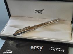 MontBlanc Msk-163 Silver with the box With Series Number Stunning luxury Ink Pen