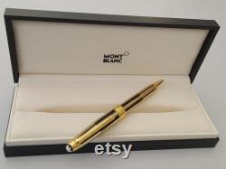 MontBlanc Msk-163 with the box With Series Number Stunning luxury pen Golden Color
