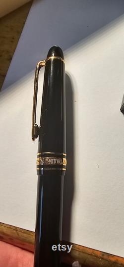 Mont Blanc Montblanc Meisterstuck Germany LeGrand Ultra gold Fountain Pen with ink and box with service guide comes with box of 8 cartridges