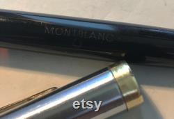 Montblanc III Series No. 444- 5 Piston Filler Black Silver