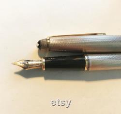 Montblanc Masterpiece 1446 -Solitaire Silver- Grain Guilloche 925 Silver, 14K Feather 1970s