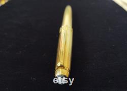 Montblanc Meisterstuck Solitaire Gold Filled Fountain Pen 14K Nib