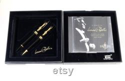 Montblanc Meisterstück Special Limited Edition, Leonard Bernstein Fountain Pen and Ball Point Set, Unused. In Original Box. West Side Story CD