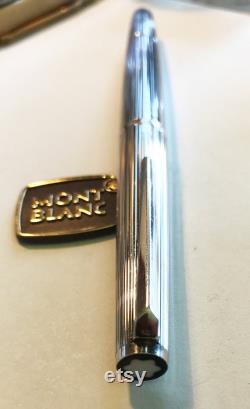 Montblanc No.126 Filler, 925 sterling silver, 18K spring, 1970, As new